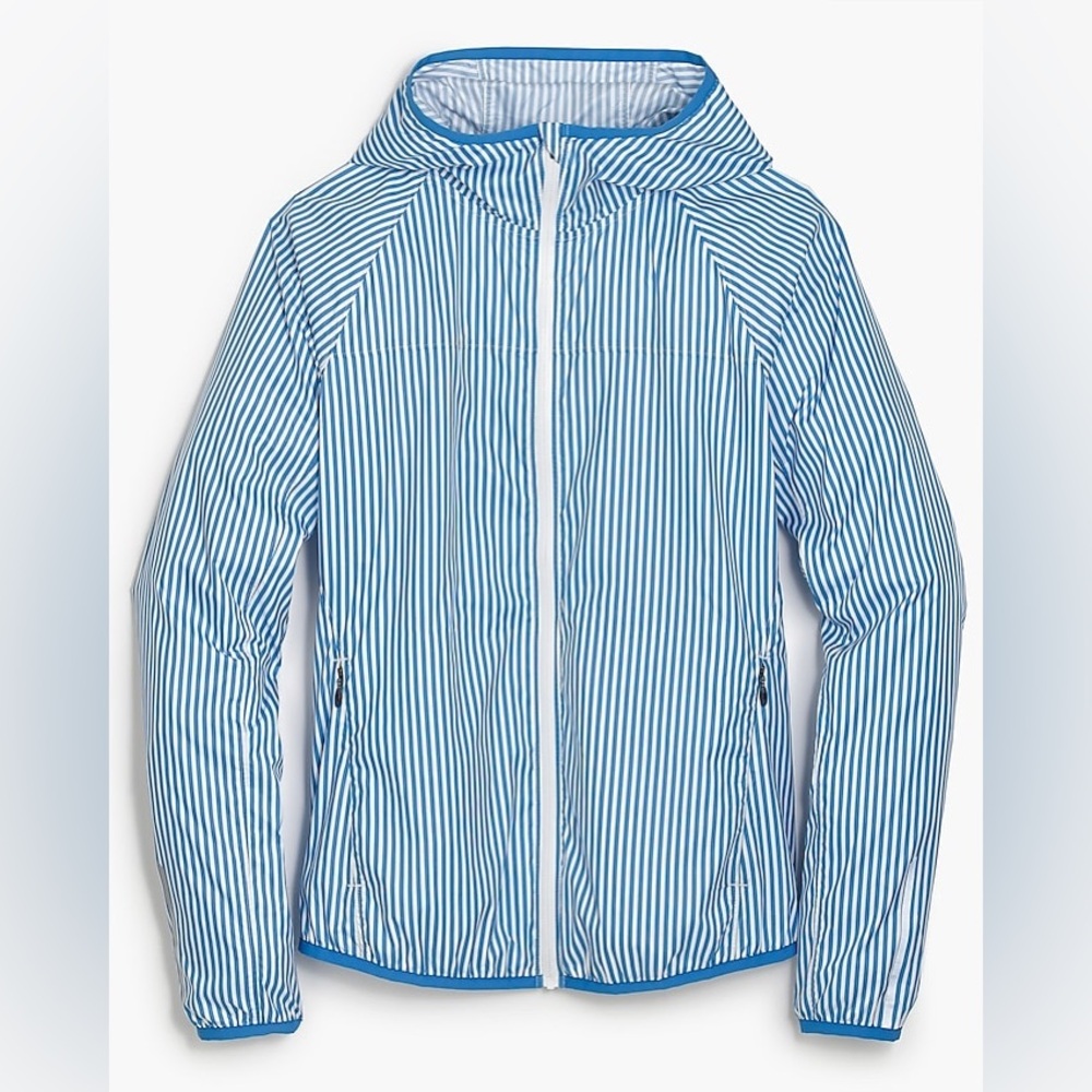 New Balance® for J.Crew windbreaker jacket in stripe